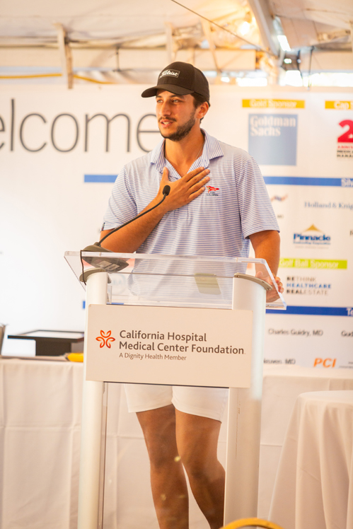 Ali Zafar-Khan at the 16th Annual California Hospital Golf Classic on September 19, 2023