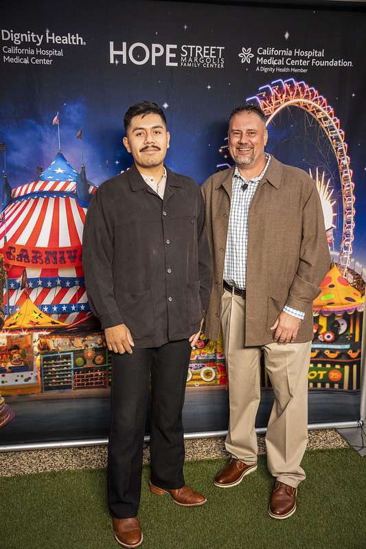 Rodrigo Sanchez and Sid Oxford at the 2025 Champions for Children Dinner