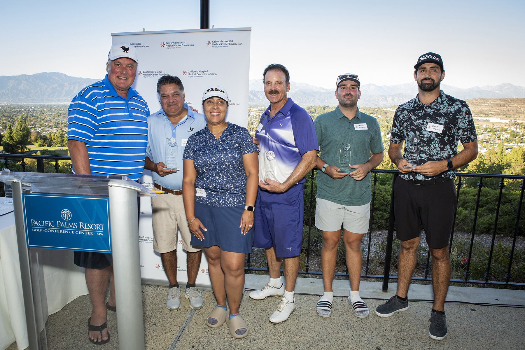 Group photo from the 2022 golf classic