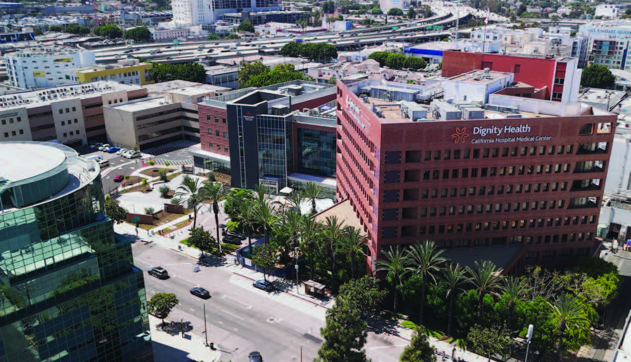 Aerial view of the CHMC campus 