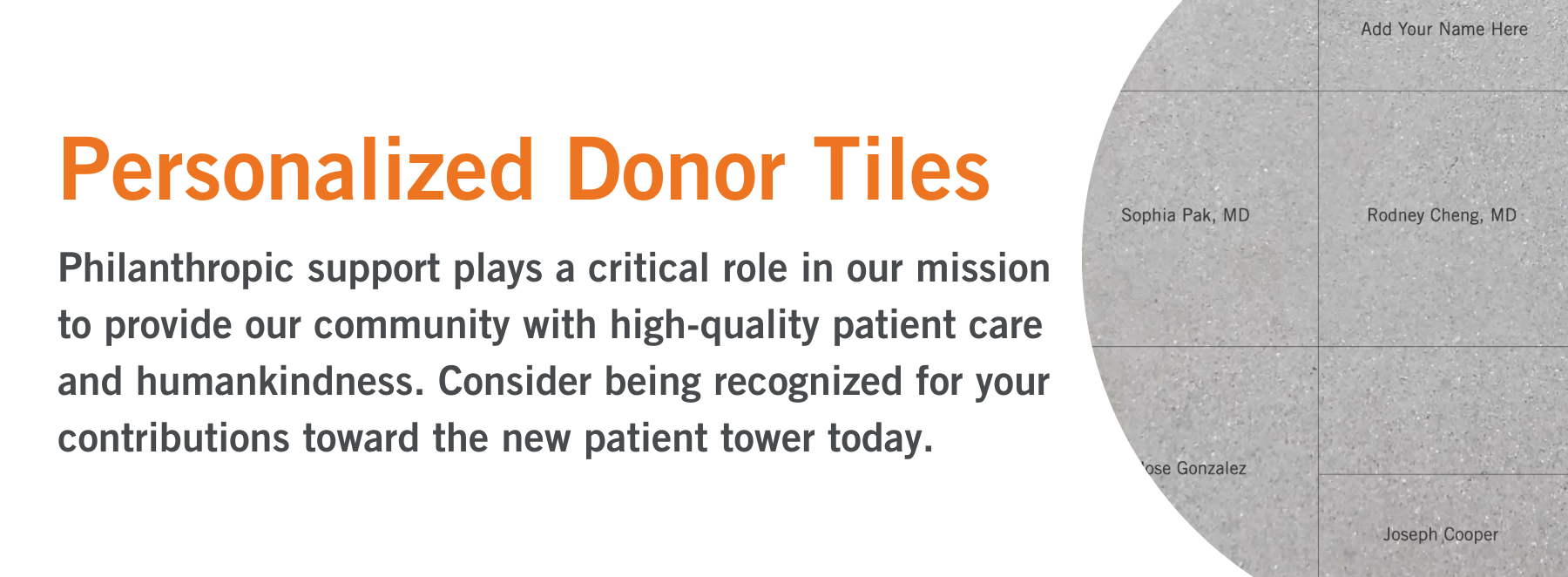 Donor Tile landing page banner image