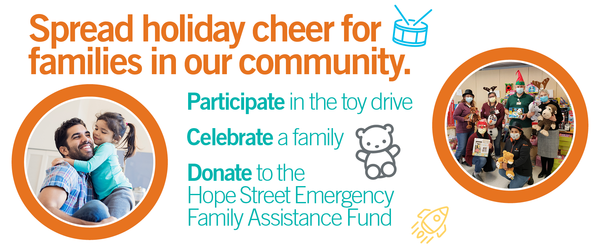 Hope for the Holidays 2022 landing page banner