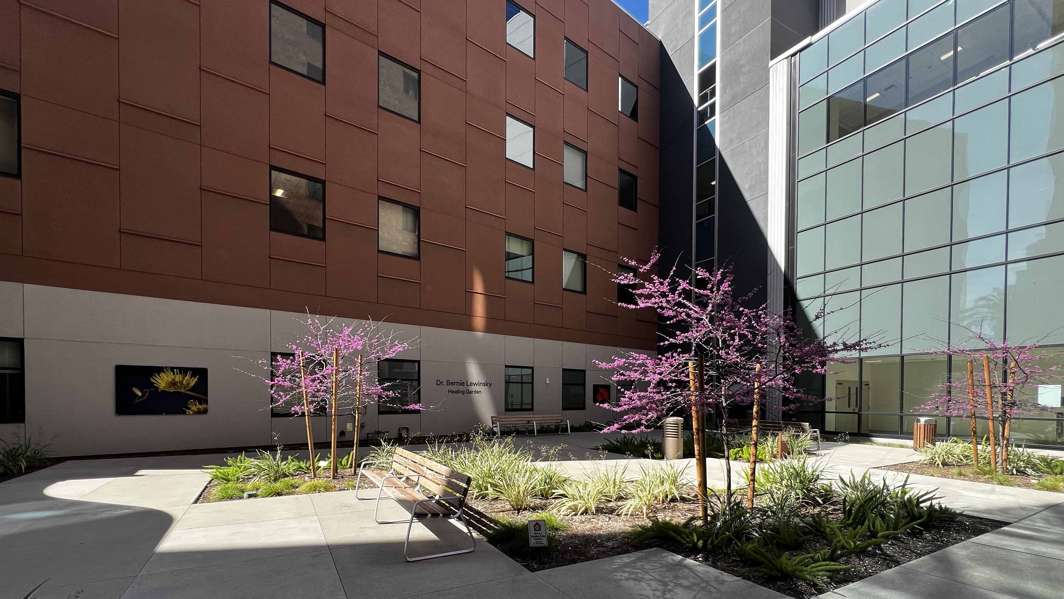 Dr. Bernie Lewinsky Healing Garden at California Hospital Medical Center